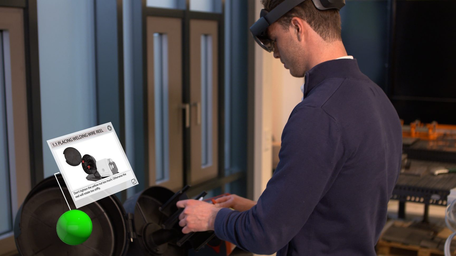 Personeel onboarden met behulp van mixed reality