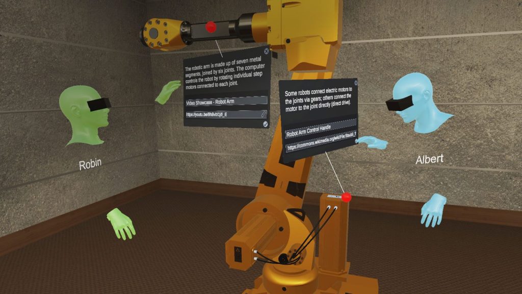samen werken in VR