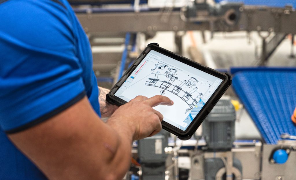 Kaak met 3D handleidingen ILC platform