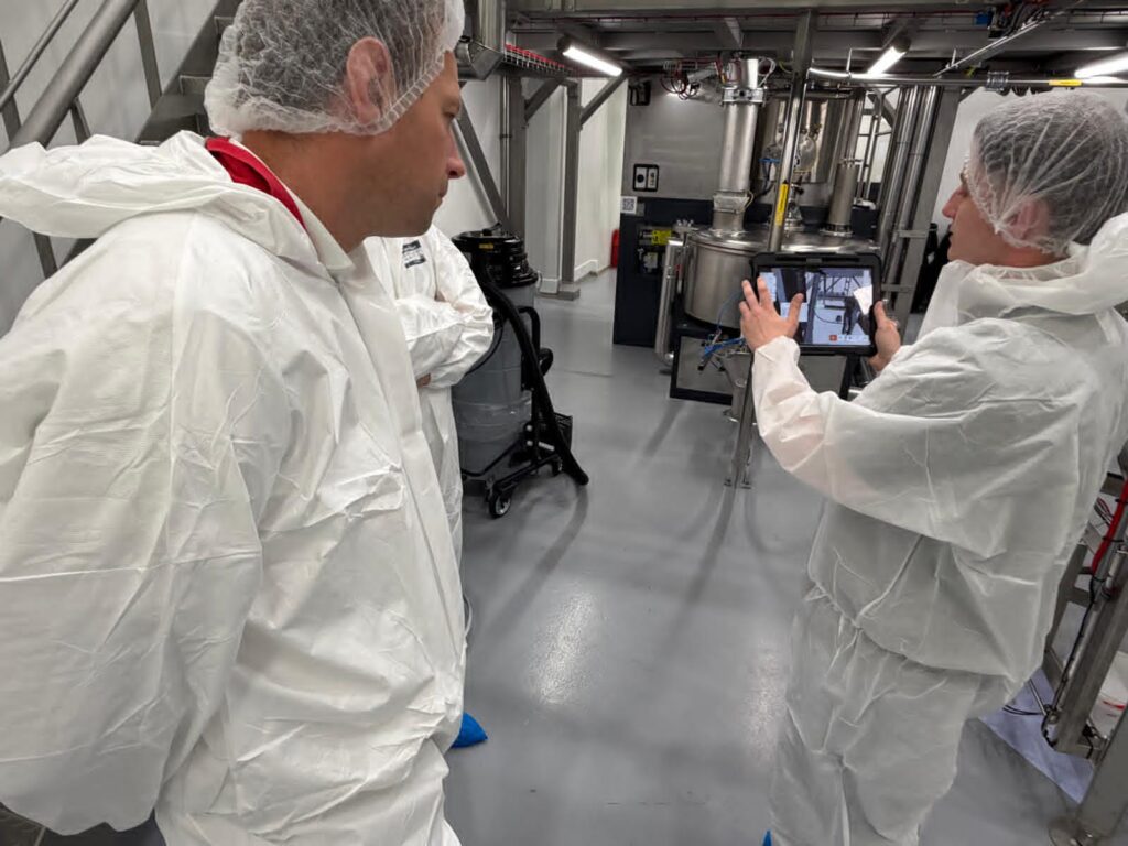 Werkinstructies op de tablet bij Beaphar